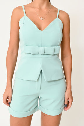 Blusa Regatinha Peplum com Laço - Charme e Sofisticação