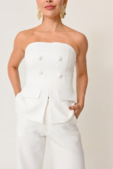 Blusa Tomara que Caia Peplum - Elegância e Sofisticação