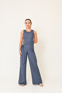 Macacão Alfaiataria com Cinto - Elegância e Sofisticação