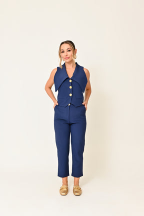 Conjunto Calça e Colete Alfaiataria - Elegância Sofisticada para Ocasiões Especiais